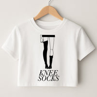 Knee Socks Crop Top