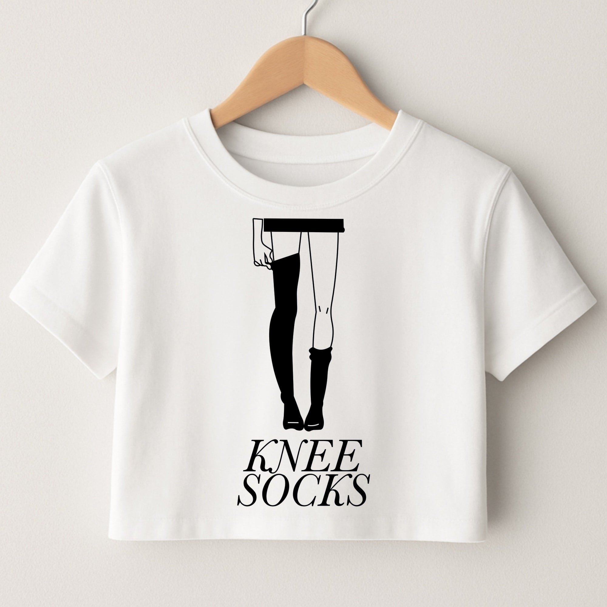 Knee Socks Crop Top