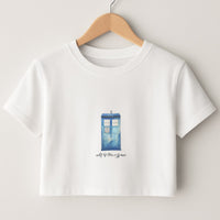 All of Time and Space Crop Top