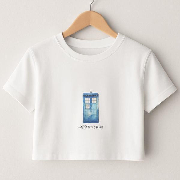 All of Time and Space Crop Top