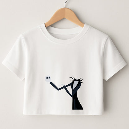 Headless Jack Skellington - TNBC Crop Top
