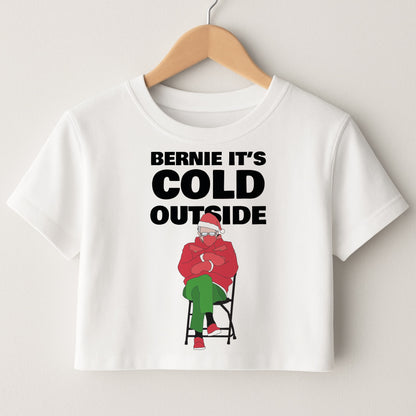 Bernie It's Cold Outside Crop Top