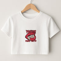 You're Fang-Tastic - Halloween Crop Top