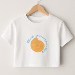 Flounder - The Little Mermaid Crop Top