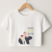 Seems We Both Have Autism - British Pop Culture Crop Top