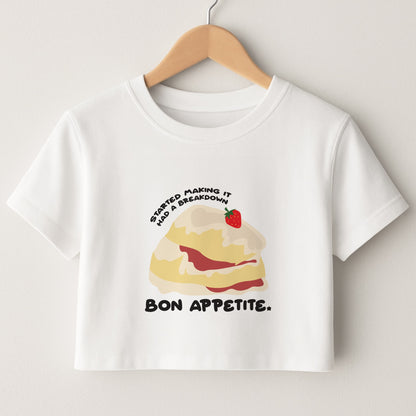 Bon Appetite - British Pop Culture Crop Top