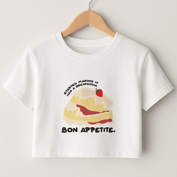 Bon Appetite - British Pop Culture Crop Top