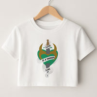 Love Is A Dagger Crop Top