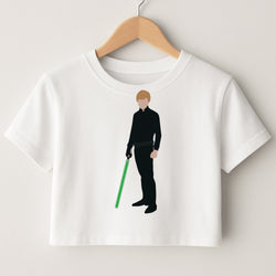 Skywalker Green Lightsaber Crop Top