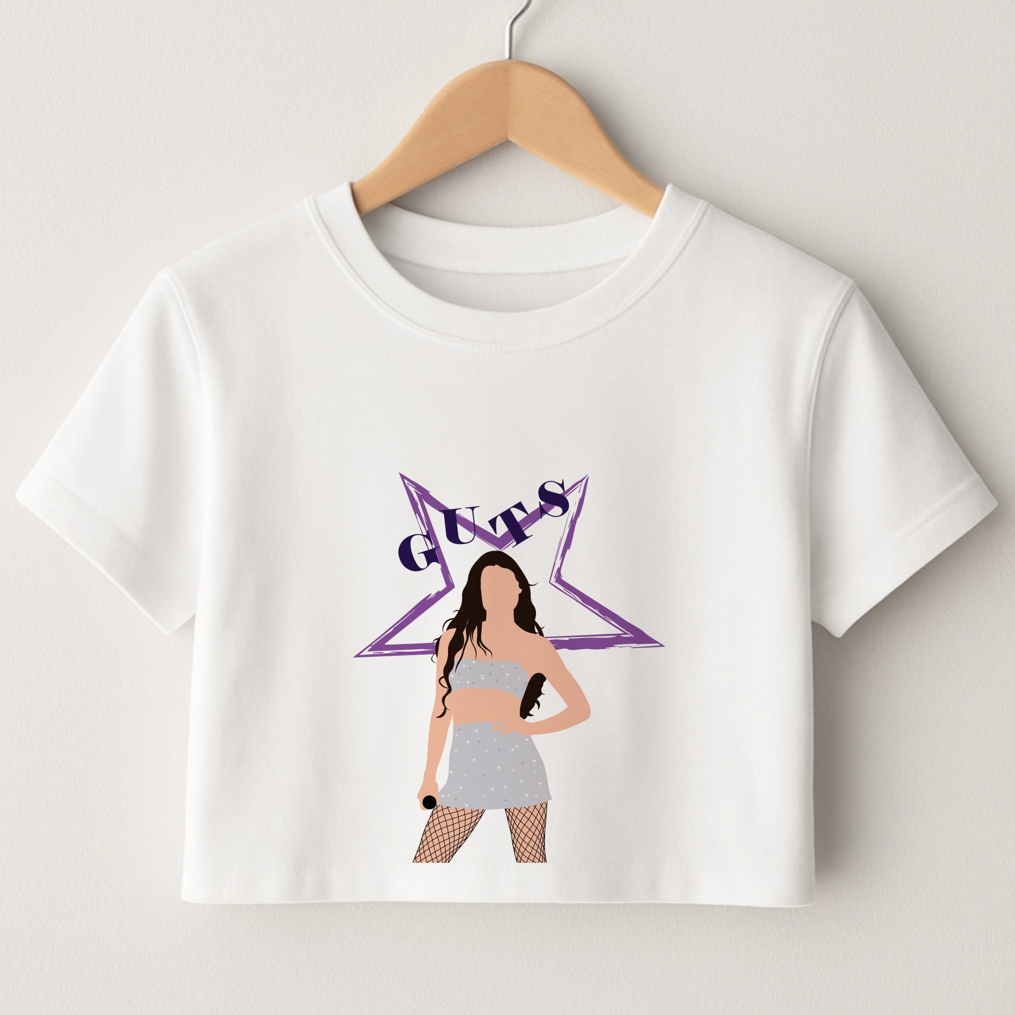 Dark Purple Olivia Crop Top