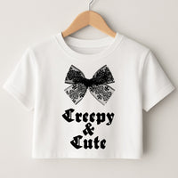 Creepy And Cute Coquette Crop Top