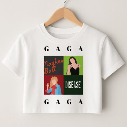 Gaga Collage Crop Top