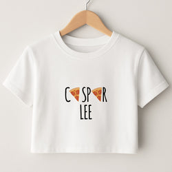 Caspar Lee Pizza Crop Top