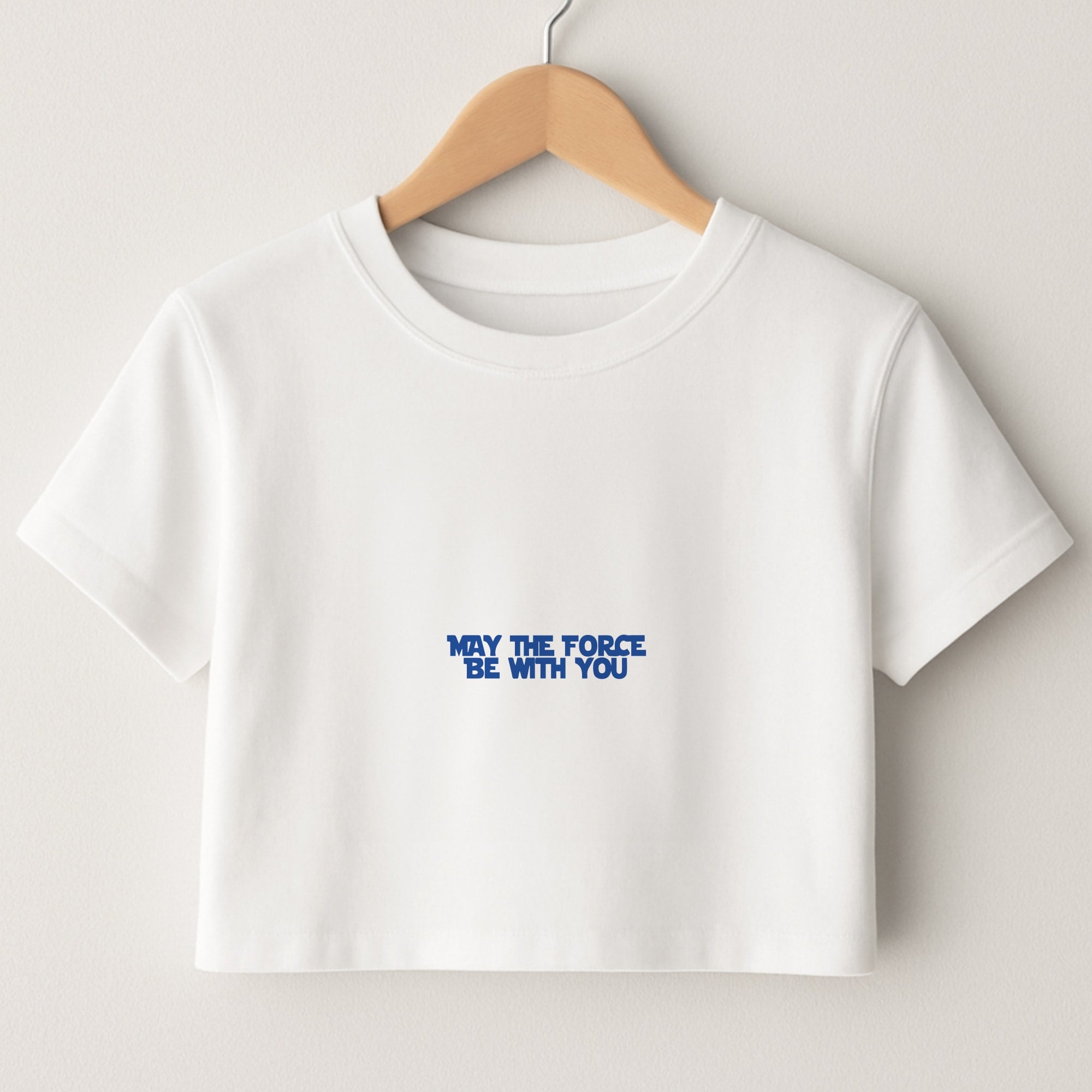 May The Force Be With You Crop Top
