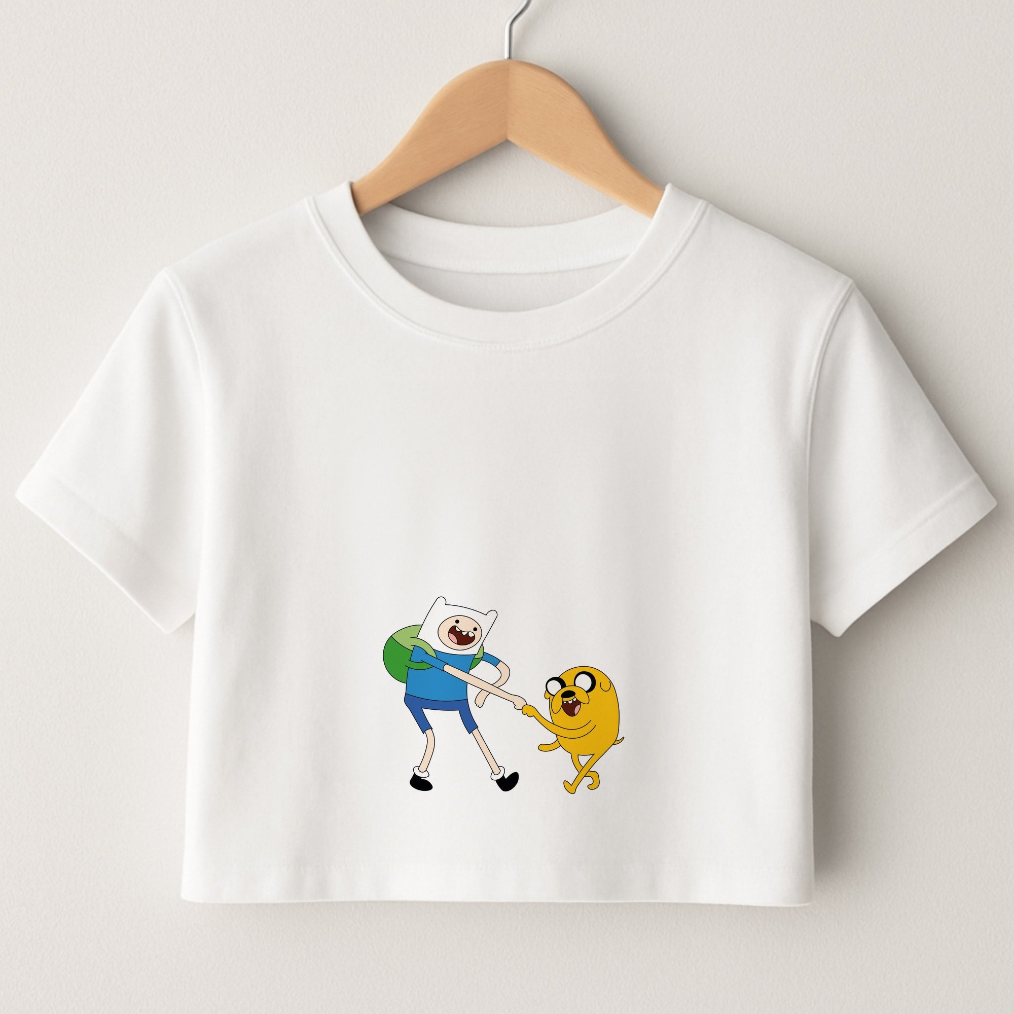 Jake The Dog And Finn The Human Crop Top