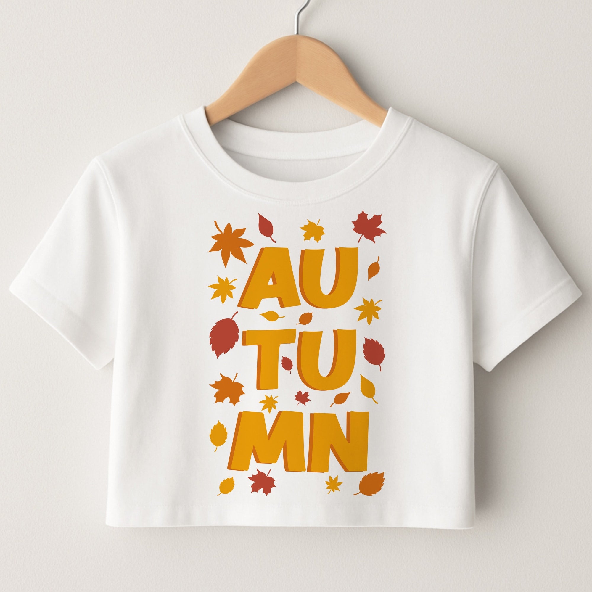 Leaves - Autumn Crop Top