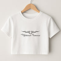 Midwest Princess Tattoo Crop Top