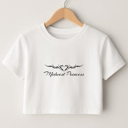 Midwest Princess Tattoo Crop Top