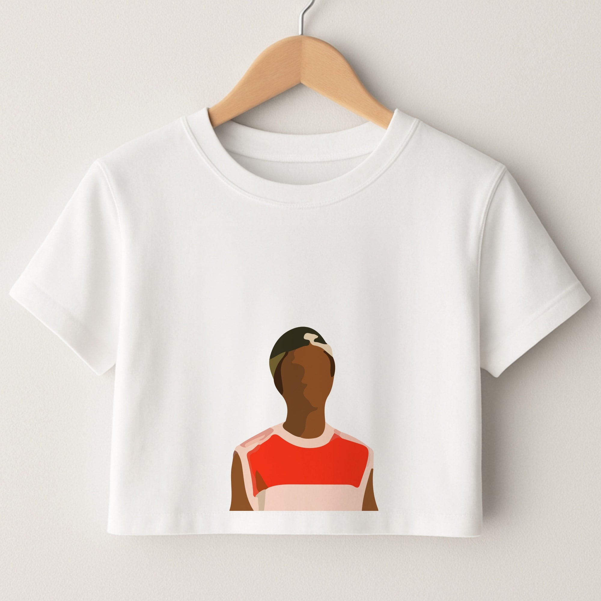Faceless Lucas - Stranger Things Crop Top