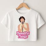 Neon Pink Beautiful Things Crop Top