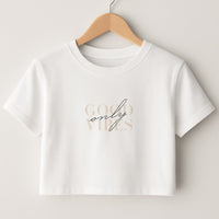 Good Vibes Only Crop Top
