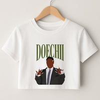 Rapper In Suit Crop Top