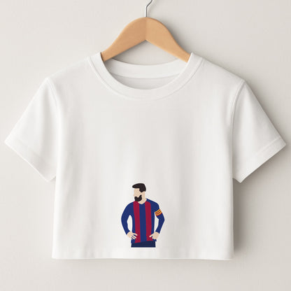 Messi Barca Crop Top