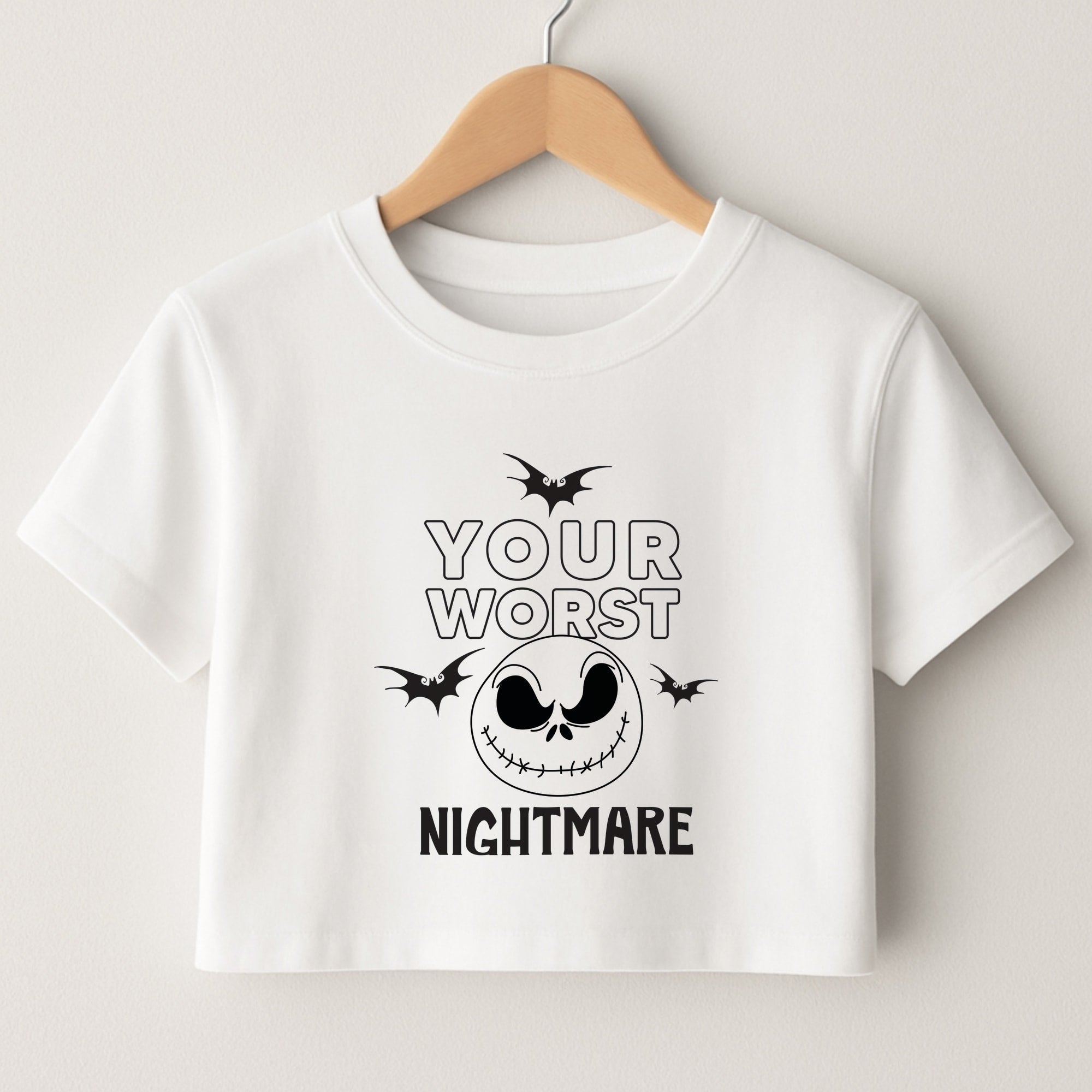 Your Worst Nightmare Purple Crop Top