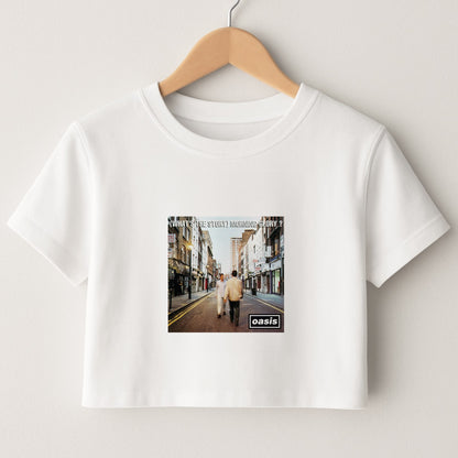What's The Story Crop Top
