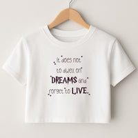It Does Not To Dwell Crop Top