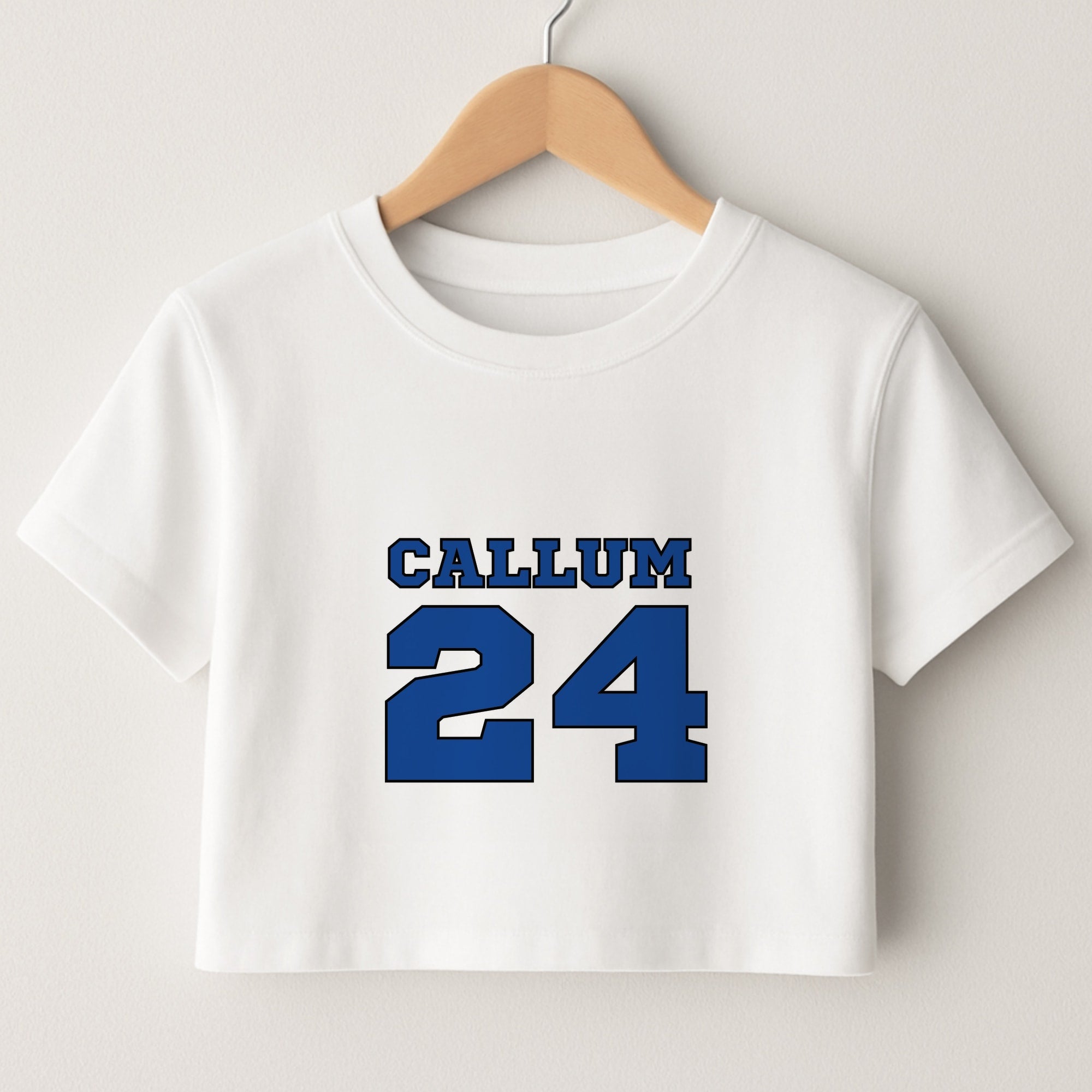 Dark Blue - Personalised Football Crop Top