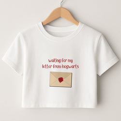Waiting For My Letter Crop Top