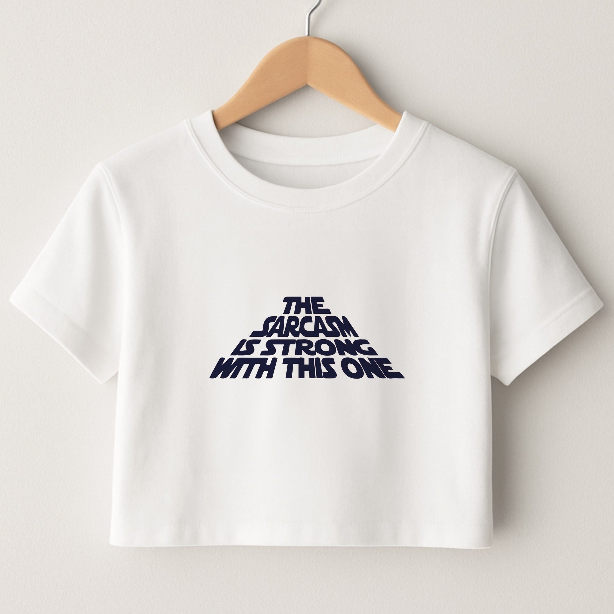 The Sarcasm Is Strong With This One Crop Top