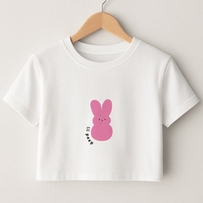 Peep Bunny - Peep Crop Top