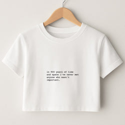 In 900 Years Crop Top