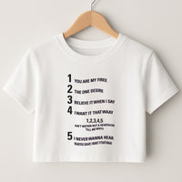 I Want It That Way - B99 Crop Top