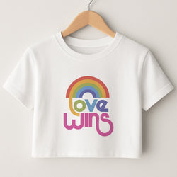 Love Wins - Pride Crop Top