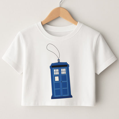 Tardis Ornement - Doctor Who Crop Top