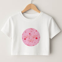 Coffee Pattern - Chamberlain Crop Top