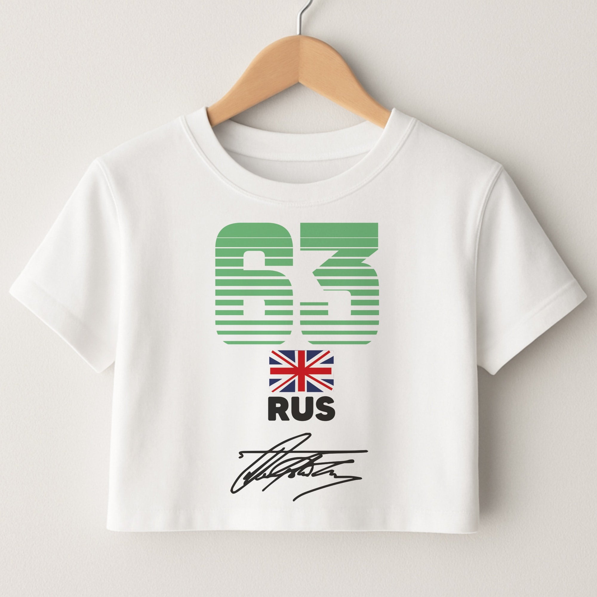 George Russel - F1 Crop Top