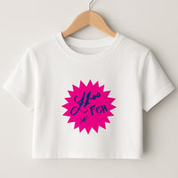One Pound Fish - British Pop Culture Crop Top