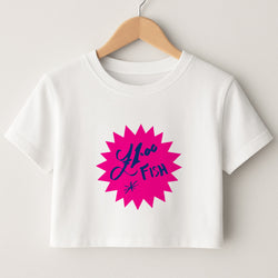 One Pound Fish - British Pop Culture Crop Top