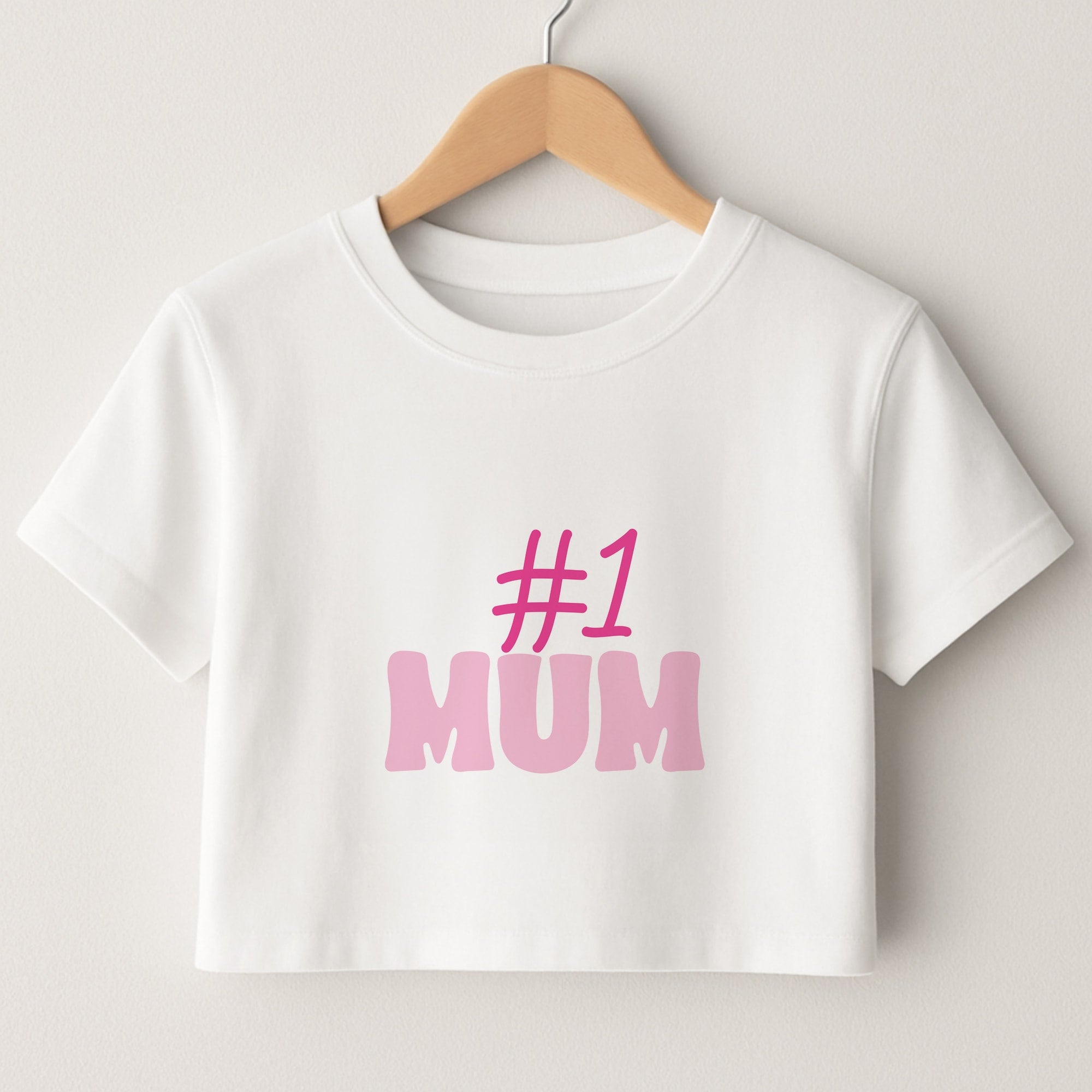 Number One Mum  Crop Top