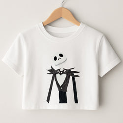 Jack Skellington Blue - TNBC Crop Top