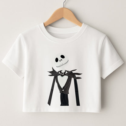 Jack Skellington Blue - TNBC Crop Top