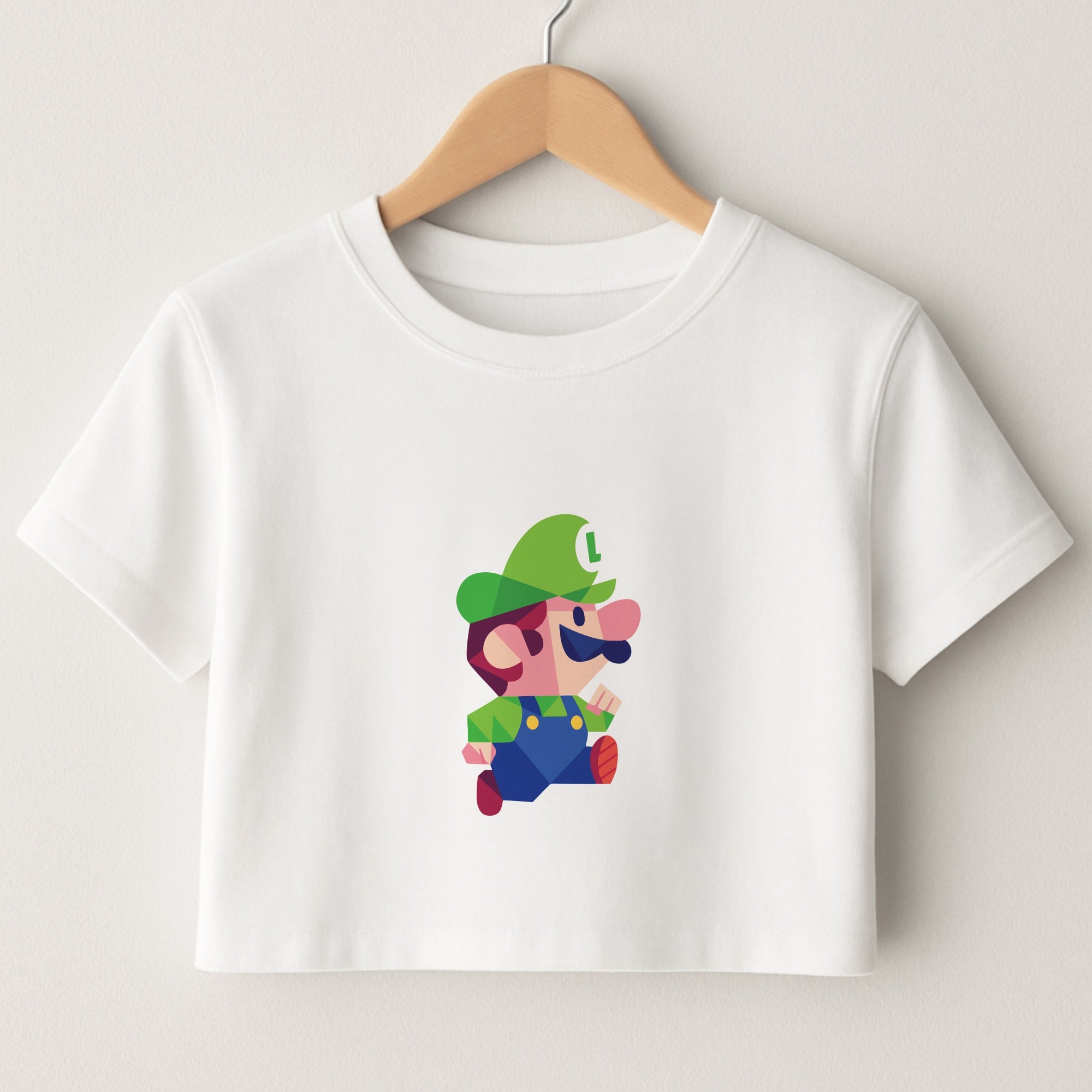 Running Luigi - Mario Crop Top