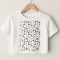 Tattoos - Peep Crop Top