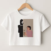 Tara And Ghostface - Scream Crop Top 1