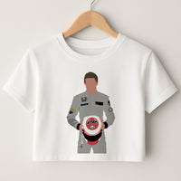 Button - F1 Crop Top
