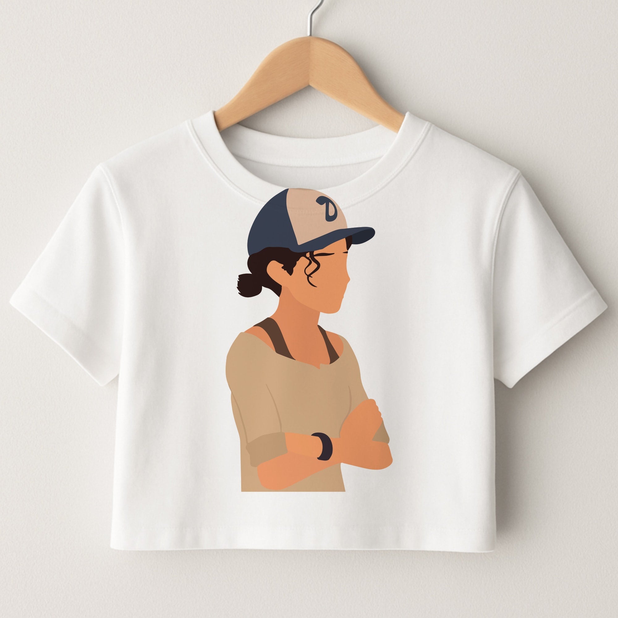 Clementine Faceless - TWD Crop Top